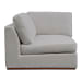 Rue - Corner Chair - Flecked Gray
