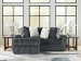 Midnight-Madness - 2-Piece Sectional With LAF Corner Chaise - Gunmetal