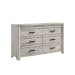Eleanor - 6-Drawer Dresser - White