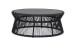 Milano - Coffee Table With Round Honed Absolute Granite Insert Top - Slate
