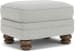 Bay Bridge - Fabric Ottoman - Light Gray