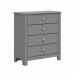 Sami - Youth 4-Drawer Chest - Gray