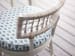 Seabrook - Swivel Counter Stool - White / Light Blue