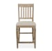 Lancaster - Counter Dining Chair With Upholstered Seat (Set of 2) - Dovetail Grey