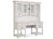Bronwyn - Desk And Hutch With Chair - Alabaster