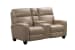 Marcello - Console Loveseat With Power Recline , Power Headrests And Power Lumber - Light Brown