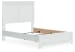 Bostwick Shoals - White - Full Panel Bed With Framed Footboard