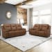 Callihan - Sofa & Loveseat - Brown