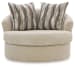 Lofwood - Swivel Accent Chair - Oatmeal