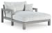 Hurley Park - Chaise Lounge With Cushion - Gray