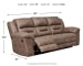 Stoneland - Light Brown - Reclining Sofa