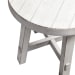 Modern Farmhouse - Splay Leg Round End Table - White
