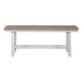 Lindsey Farm - Backless Bench - Weathered White