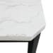 Francesca - 5 Piece Counter Height Dining Set, Table & Four Chairs - White / Blue
