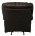 Victor - Leather Chaise Rocker Recliner - Chocolate