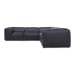 Form - Classic L Modular Leather Sectional - Vantage Black