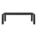 Post - Large Dining Table - Black Oak