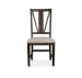 Westley Falls - Dining Side Chair With Upholstered Seat (Set of 2) - Graphite