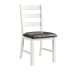 Martin - Brown 6 Piece Dining Set, Table, Four Chairs & Bench - White