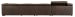 Savion - Deux 6 Seat Sectional With Three Power Recliners And Seven Power Headrests - Dark Brown