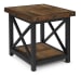 Carpenter - End Table - Dark Brown