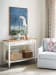 Laguna - Temple Bowfront Console Table - White