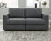 Candela - Charcoal - Left Arm Facing Chair 2 Pc Sectional