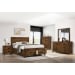Warner - King Platform Storage Bed - Chestnut