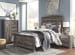 Wynnlow - Gray - 6 Pc. - Dressing Chest, Queen Crossbuck Panel Bed, 2 Nightstands