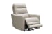 Germain - Power Recliner With Power Recline And Power Headrest - White