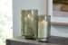 Clarkton - Green - Candle Holder Set (Set of 2)