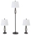Brycestone - Bronze Finish - Metal Lamps (Set of 3)