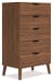 Fordmont - Cognac - 6 Pc. - Dresser, Chest, Full Panel Bed, 2 Nightstands