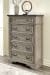 Lodenbay - Antique Gray - 8 Pc. - Dresser, Mirror, Chest, King Panel Bed, 2 Nightstands