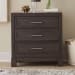 Modern Edge - Nightstand With Charging Station - Brown