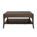 Sylvie - Square Coffee Table - Dark Brown