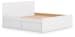 Onita - King Panel Platform Bed With 2 Side Storage - White