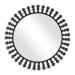 Aziel - Round Mirror - Black