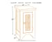 Wystfield - White / Brown - Chair Side End Table