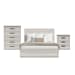 Avalanche - King Storage 3 Piece Bedroom Set - Antique White