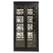Pulaski Accents - 4 Shelf Display Cabinet with Decorative Glass Doors - Black