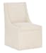 Eleana - Castered Side Chair - Beige