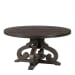Stone - Round Dining Table - Smokey Walnut