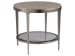 Signature Designs - Gravitas Round End Table - Pearl Silver