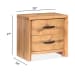 Laramie - Drawer Nightstand - Honey Wheat