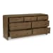 Riley - 7 Drawer Dresser - Oak