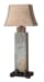 Slate - Tall Table Lamp - Pearl Silver & Beige