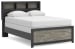 Broachmyn - Full Bookcase Bed - Black / Gray