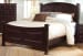 Hamilton/Franklin Panel Bed with Storage Footboard Merlot King