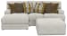 Tori - 2 Piece Sofa Chaise With Comfort Coil Seating, 41" Cocktail Ottoman And 5 Accent Pillows Included (Left Side Facing Chaise) - Birch